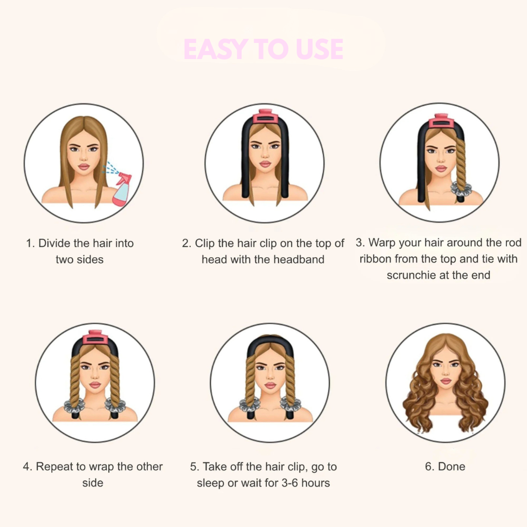 Set de Boucles Sans Chaleur